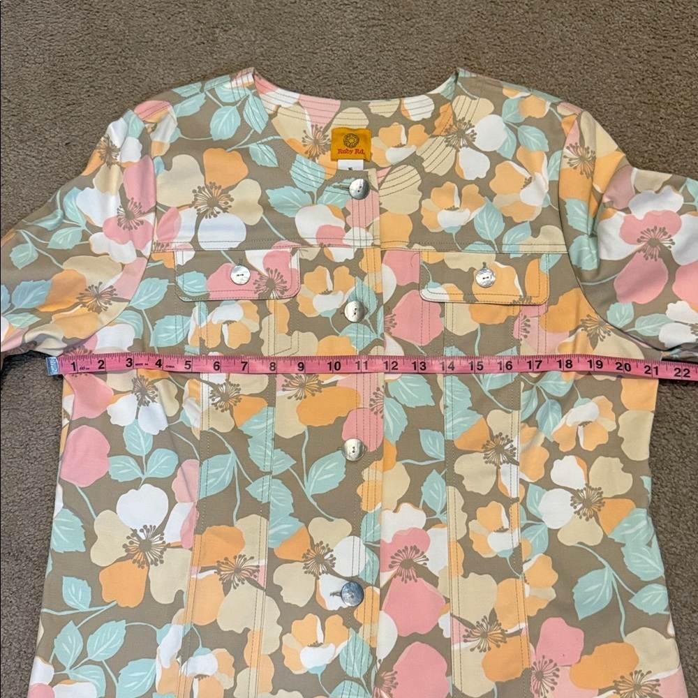 Ruby Rd. Coral Surf Jacket - Picture 8 of 9